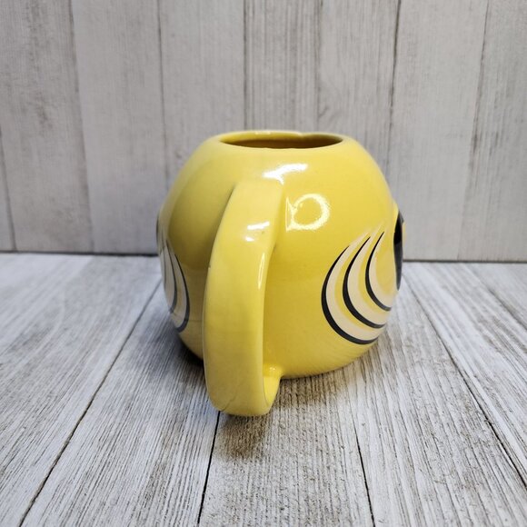 NASCAR Racing Helmet Coffee Mug Cup Yellow Ceramic 2004 - Picture 5 of 9